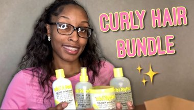 Unboxing the BEST Curly Kids Haircare Bundle for Mixed Hair