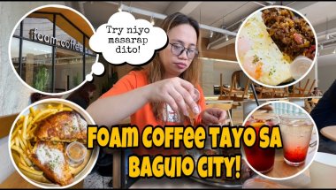 MASARAP DITO SA FOAM COFFEE SILENT VLOG IN BAGUIO CITY!