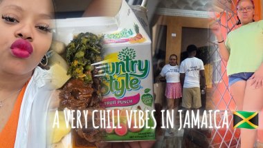 Jamaica Vlog: dinner date, chill at the local bar, flat tire twice in a day