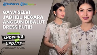 Tampil Beda Pakai Behel, Intip Pesona Selvi Ananda Jadi Ibu Negara, Anggun Dibalut Dress Putih