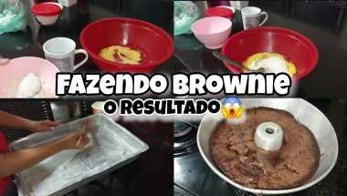 VLOG: FAZENDO BROWNIE PELA PRIMEIRA VEZ 😱(Resultado)💖