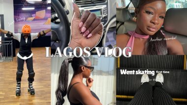 Outside in Lagos — Again! Skating chaos | Rink food, 4th Owambe & Swimming lessons!