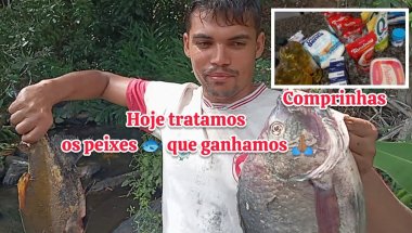 Meu marido foi pescar em açude e ganhamos peixes 🐟 #vidanointerior #donadecasablogueira #vidareal