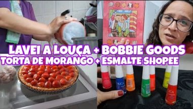 COMPRINHA NA SHOPEE / TORTA DE MORANGO /  PROJETOR NOVO + BOBBIE GOODS - GRAZY DINIZ
