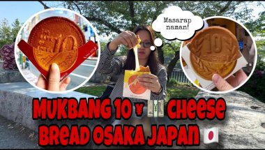 MUKBANG FAMOUS 10 ¥ COIN BREAD! OSAKA JAPAN! Subscribe!
