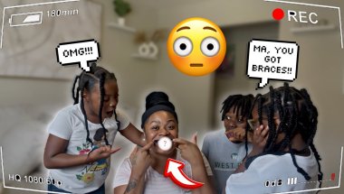 The Kids Reaction To My New Braces 😬 | This is Harder Than I Expected 🥴