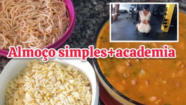 Rotina almoço simples+fui pra academia #donadecasablogueira #vlogcomigo @Lardavell