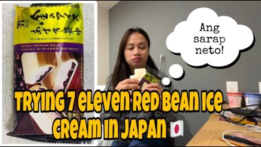TRYING 7 ELEVEN RED BEAN ICE CREAM IN JAPAN!