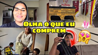 💖VLOGÃO:FIZ A MANUTENÇÃO DO APARELHO, FIZ COMPRINHAS. DEM PRESENTE A MINHA MÃE.🎁💐