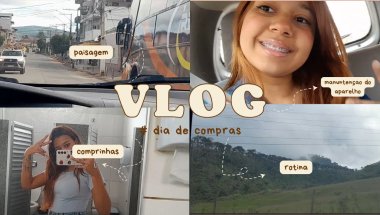 Vlog: dia de compras no centro🎀manutenção do aparelho🎀//Acsa kawai