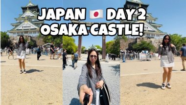 JAPAN DAY 2 | VISITING OSAKA CASTLE! AND DOTONBORI NAMBA