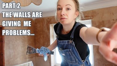 Surprise Bedroom Makeover! Problematic walls! Pt2