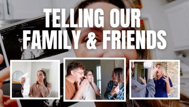 TELLING OUR FAMILY & FRIENDS WE'RE PREGNANT!!! #twins