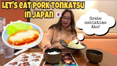 KAIN TAYO NG PORK TONKATSU! NABIKTIMA AKO DITO! MASARAP BA?