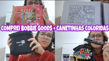 COMPREI BOBBIE GOODS NA SHOPEE + CANETINHAS COLORIDAS - SERÁ QUE É BOM??? / GRAZY DINIZ