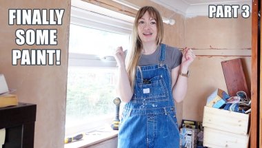It Fell Out The Window! Finally Paint On The Walls! 35 Year Renovation Pt3