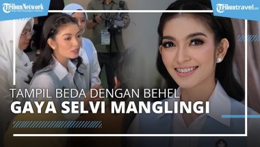 Bikin Pangling, Selvi Ananda Tampil Anggun saat Kunjungan ke Puskesmas, Behelnya Jadi Sorotan