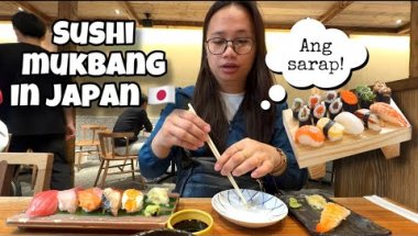 MUKBANG TAYO NG SUSHI SA JAPAN! YUMMMY!