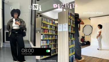 𐙚 uni diaries | library session + test week + braces appointment + portfolio shoot + yapping