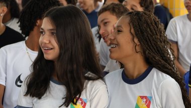 01 Ação com os estudantes sobre a violência contra à mulher Escola Municipal Professora Anete Rolim 5L3A6138