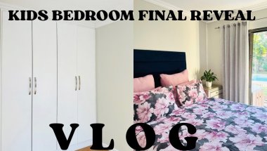 VLOG ||KIDS BEDROOM FINAL REVEAL|| DIY ON BUDGET TRANSFORMATION ||HOME UPDATES |HOME MAKING DIARIES|