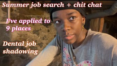 Vlog - summer job search