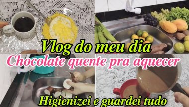 😊VLOG DO MEU DIA/CHOCOLATE QUENTE PRA AQUECER @casinhadadebora2041