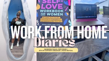 Several Realistic Days in My Life Working from Home | Back Patio Reveal & Work-Life Balance Vlog