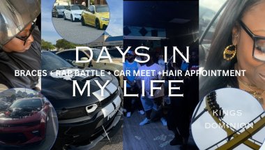 VISUAL DIARY: DAYS IN MY LIFE | RAP BATTLE, CAR MEET, BRACES, HAIR APPOINTMENT + MORE