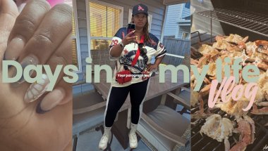 ✨ Days in My Life Vlog | Pre-K is over, Packing for a Trip, Nails + Seafood Night! 🧳💅🏾🦀