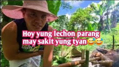 PART 2  Fiesta naglechon kami hahaha malapit pa mahulog yung lechon 🤣🤣
