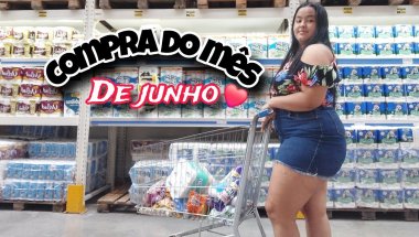 VLOG: COMPRA DO MÊS DE JUNHO❤️🛒
