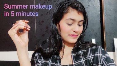 ll Hey girls summer makeup in 5 minutes💕ll Summer makeup ll #rastogiivlogs #summermakeup