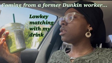 Trying Starbucks matcha for the first time