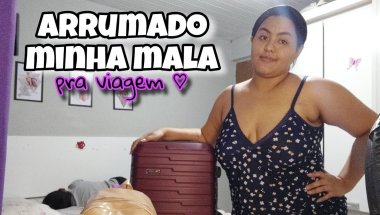 VLOG:ARRUMADO MINHA MALA PRA VIAGEM🚎👜