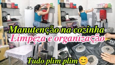 😊MANUTENÇÃO NA COZINHA/😀LIMPEZA E ORGANIZAÇÃO @casinhadadebora2041