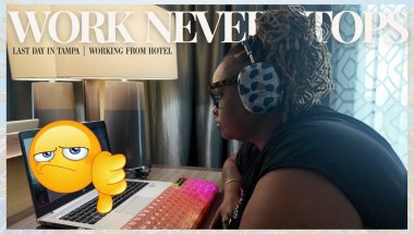 Our last day in Tampa | Remote Work from hotel