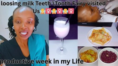Slow Living\A productive week\milk teeth removal\tooth fairy🧚‍♀️\eggs in sandwich maker\milkshake