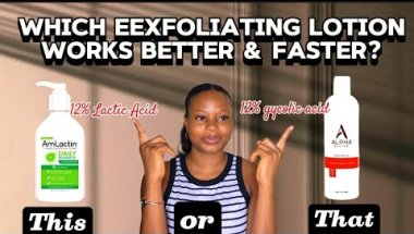 AMALATIN vs Alpha renewal: Which Exfoliating Lotion Actually Works best..  A Review