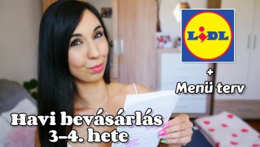2 hétre bevásároltam a Lidlben - Menü lista és Ötletek / Lidl HAUL 🛒