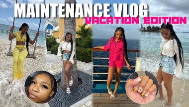 MAINTENANCE VLOG ✰ VACATION EDITION ✰ || Hair, lashes,nails, braces, packing etc || Victoriabrenea