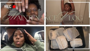 maintenance vlog pt. 2 : nails, wax & pack with me ♡