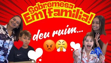 Sobremesa em familia! Acho que deu ruim...