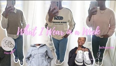 WHAT I WEAR IN A WEEK || *school, outfit inspo & girly* 👚👠🎀 #outfitideas