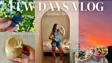 FEW DAYS VLOG: blueberry picking, braces off, crumbl & more