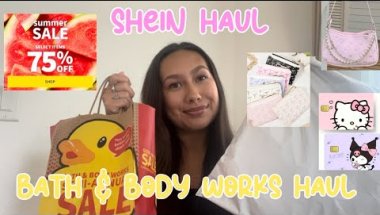 SHEIN HAUL | Bath & Body Works Haul - Semi Annual Sale!