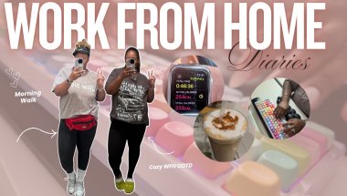 Chill 2 Days Working From Home | Cozy WFH Routine, Bible Time & Desk Vibes