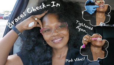 Braces Check-Up + NEW Color Reveal 💕 | My Pink Braces Update!