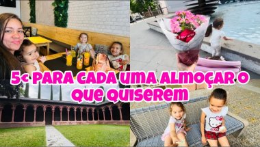 5€ para cada almoçar o que quiserem, Ela está com bronquite🙁Festa de despedida, primeira planta🌷😍