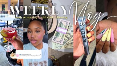 vlog 🫧 nails or nursing?👩🏽‍⚕️, chit chat 💬, solo date 🌸